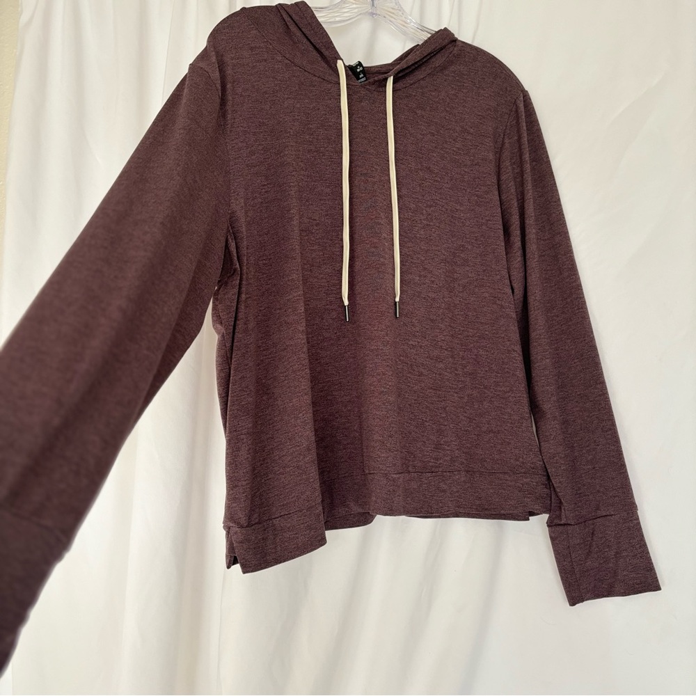 Zobha Women XXL Purple Lightweight‎ Pullover Hoodie Activewear